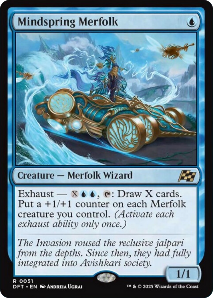 Mindspring Merfolk [Aetherdrift] | Card Merchant Takapuna