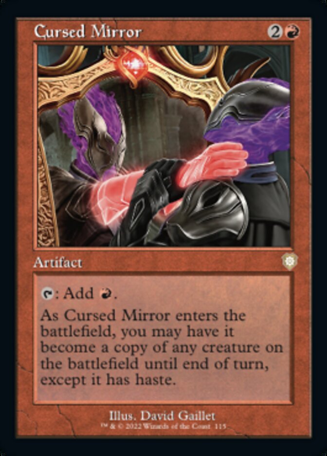 Cursed Mirror (Retro) [The Brothers' War Commander] | Card Merchant Takapuna