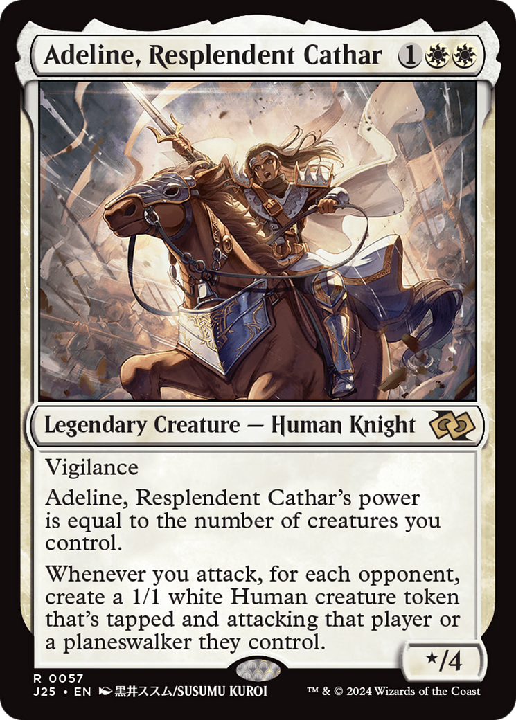 Adeline, Resplendent Cathar (Anime) [Foundations Jumpstart] | Card Merchant Takapuna