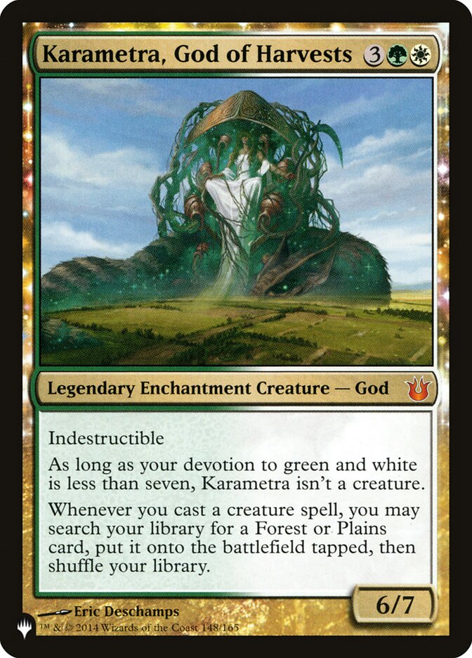 Karametra, God of Harvests [The List] | Card Merchant Takapuna