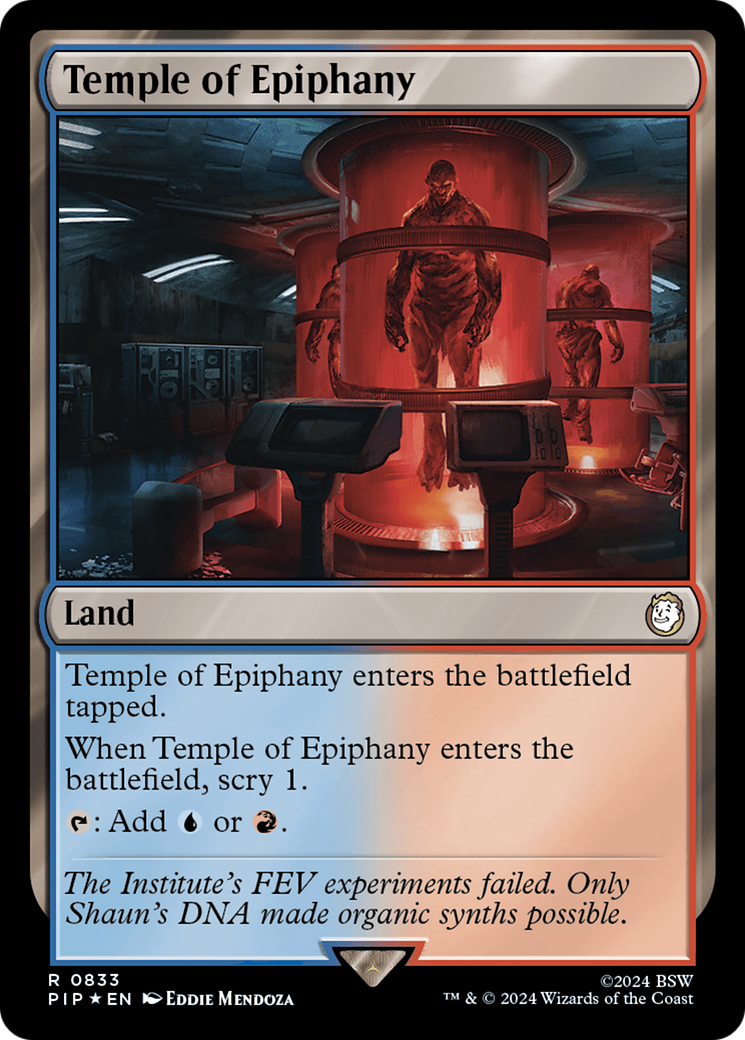 Temple of Epiphany (Surge Foil) [Fallout] | Card Merchant Takapuna