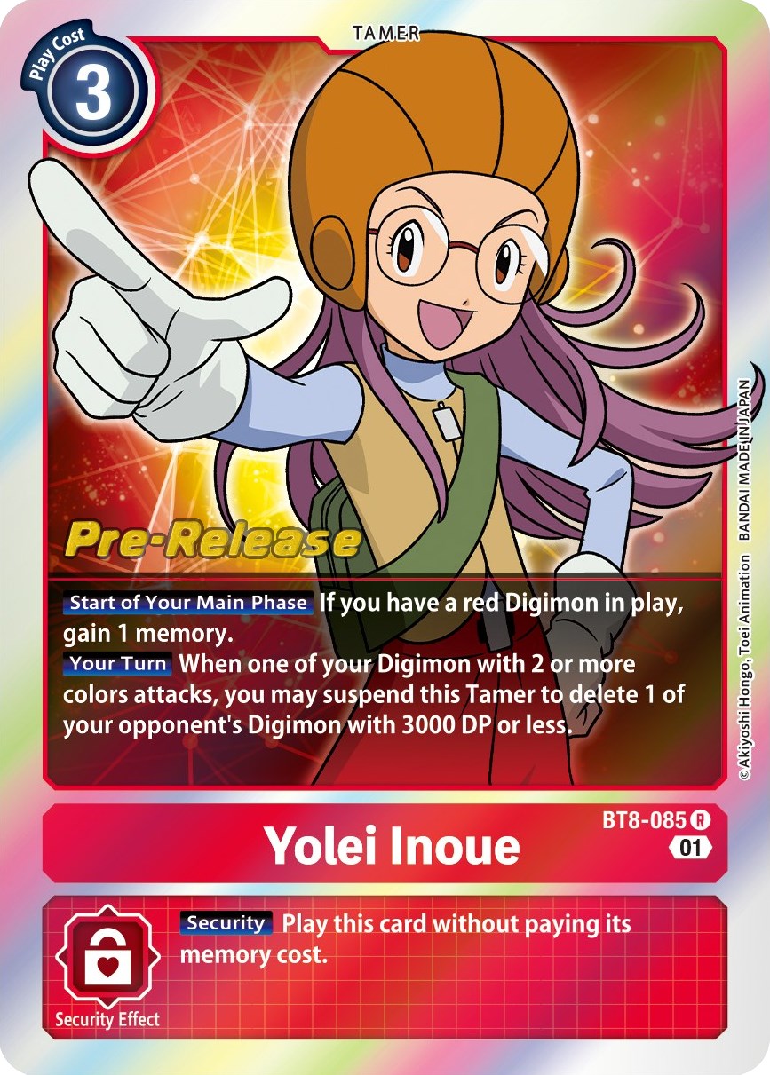 Yolei Inoue [BT8-085] [New Awakening Pre-Release Cards] | Card Merchant Takapuna