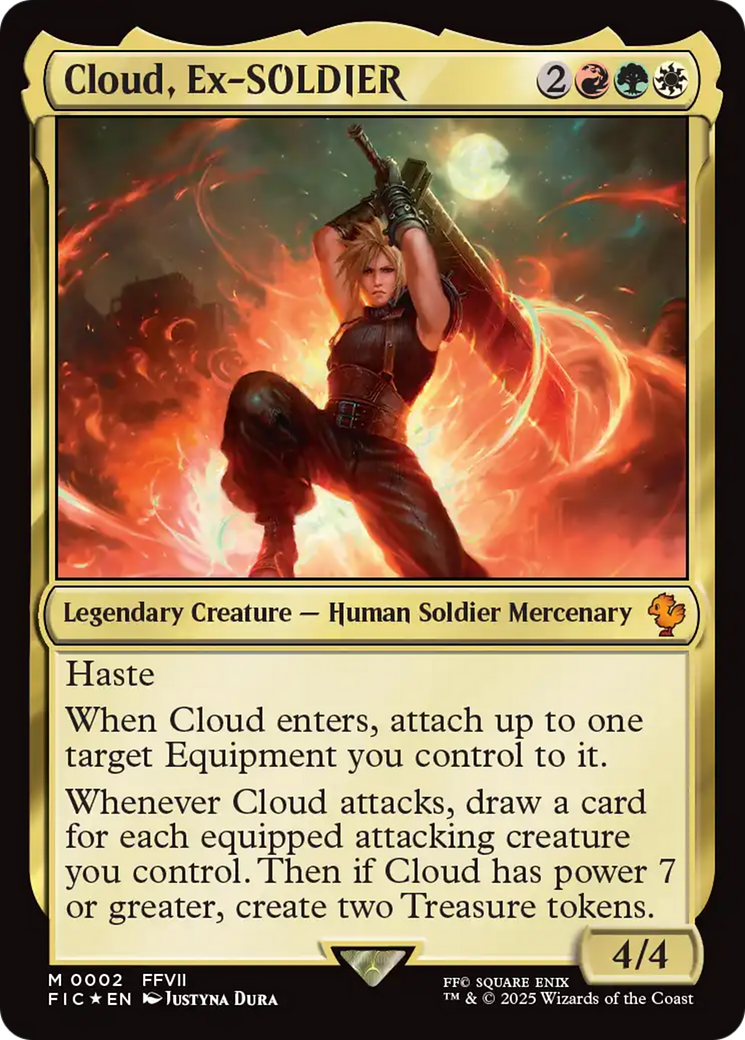 Cloud, Ex-SOLDIER [FINAL FANTASY Commander] | Card Merchant Takapuna