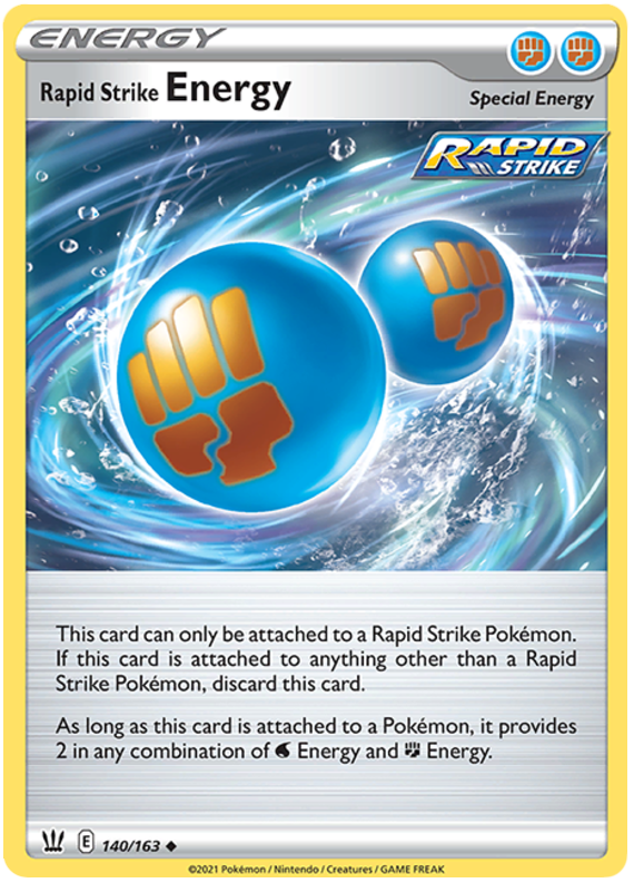 Rapid Strike Energy (140/163) [Sword & Shield: Battle Styles] | Card Merchant Takapuna