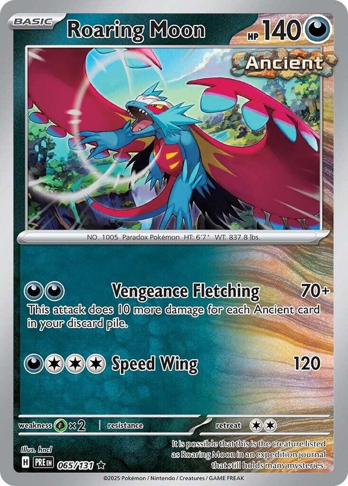 Roaring Moon (065/131) [Scarlet & Violet: Prismatic Evolutions] | Card Merchant Takapuna