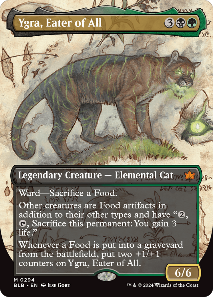 Ygra, Eater of All (Borderless) [Bloomburrow] | Card Merchant Takapuna