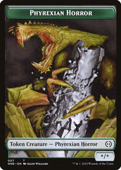 Phyrexian Goblin // Phyrexian Horror Double-Sided Token [Phyrexia: All Will Be One Tokens] | Card Merchant Takapuna