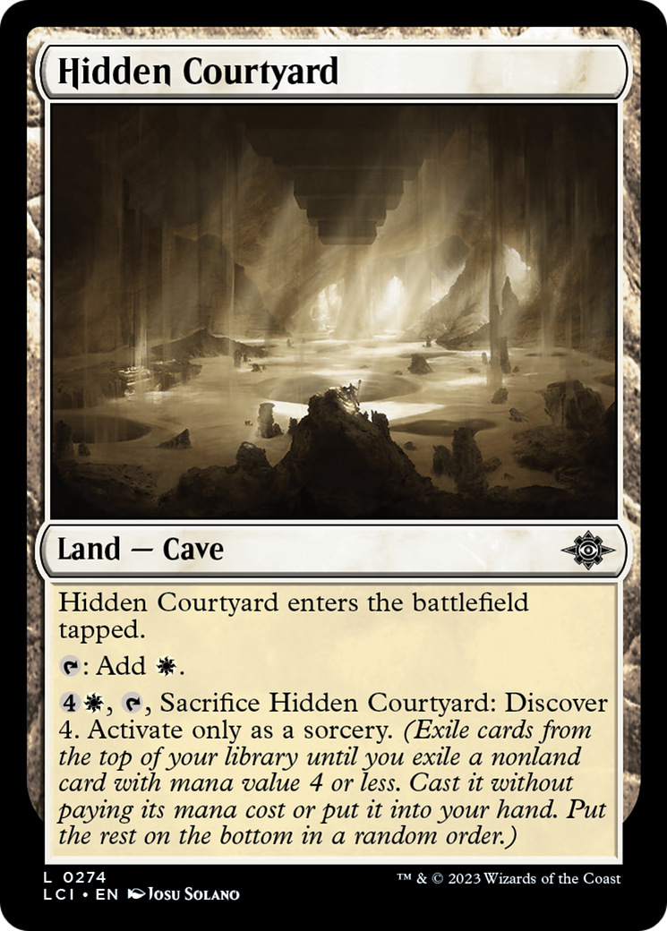 Hidden Courtyard [The Lost Caverns of Ixalan] | Card Merchant Takapuna