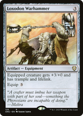 Loxodon Warhammer [Phyrexia: All Will Be One Commander] | Card Merchant Takapuna