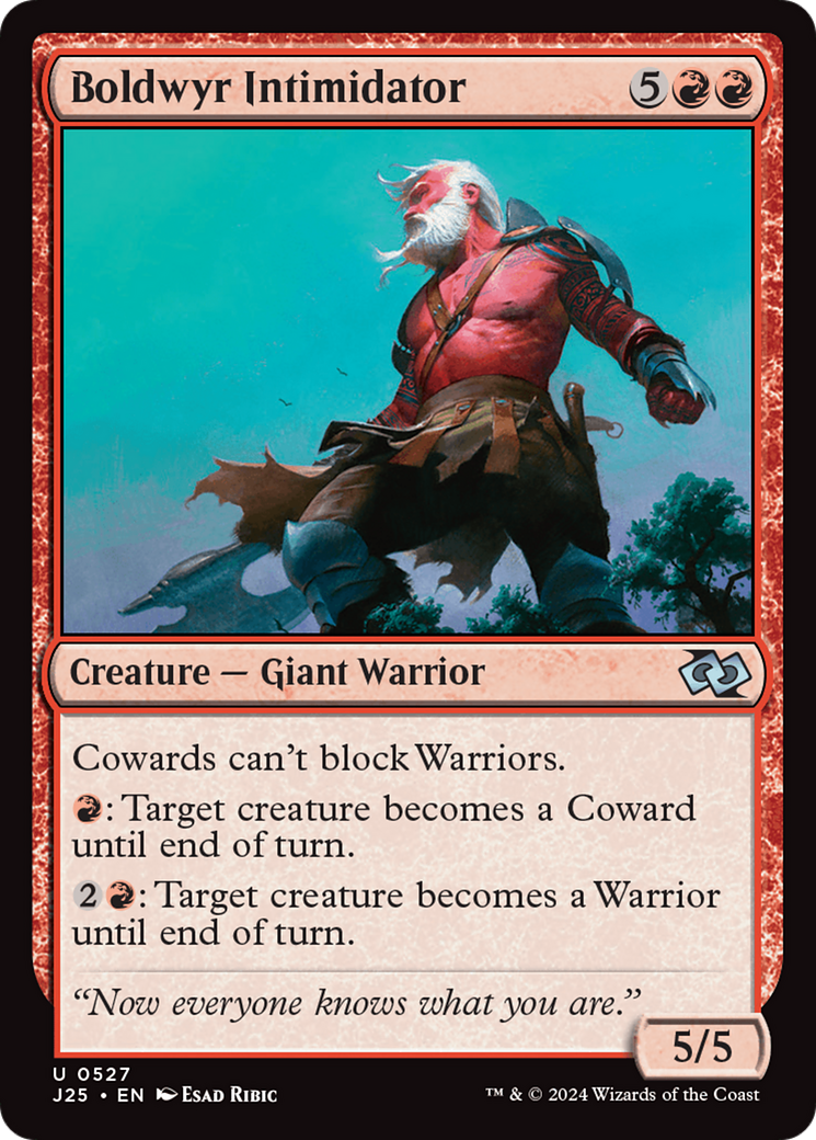 Boldwyr Intimidator [Foundations Jumpstart] | Card Merchant Takapuna