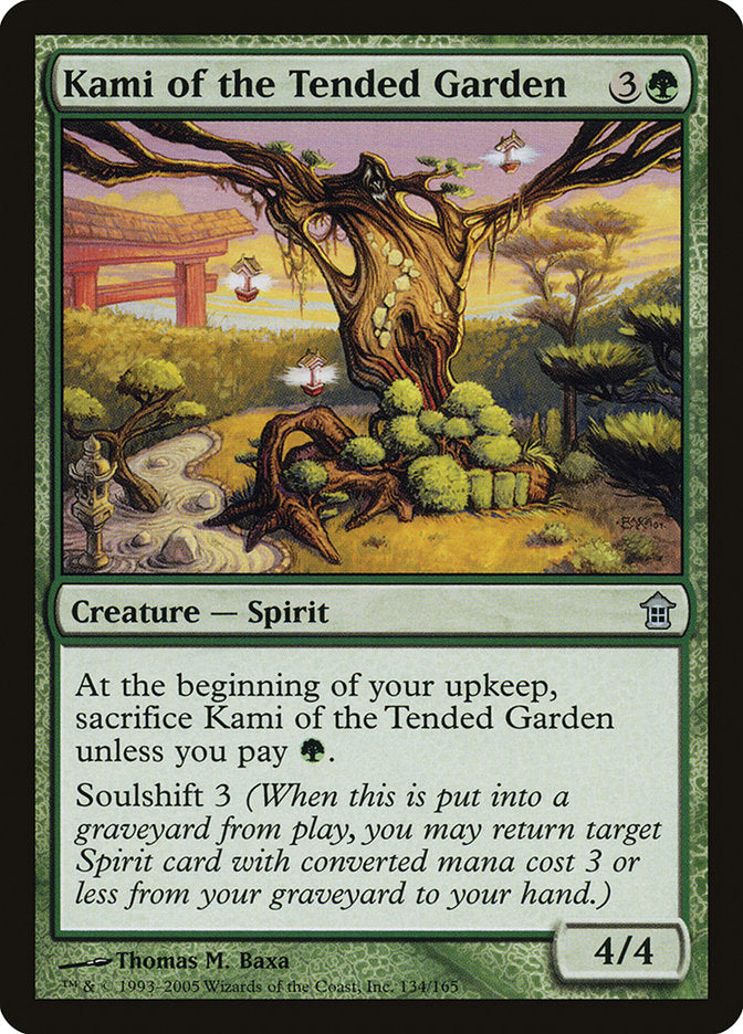 Kami of the Tended Garden [Saviors of Kamigawa] | Card Merchant Takapuna