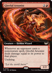 Gleeful Arsonist (Extended Art) [Duskmourn: House of Horror Commander] | Card Merchant Takapuna