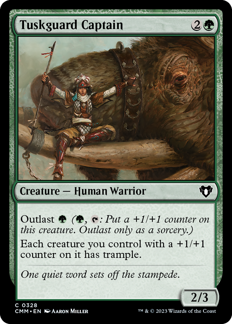 Tuskguard Captain [Commander Masters] | Card Merchant Takapuna