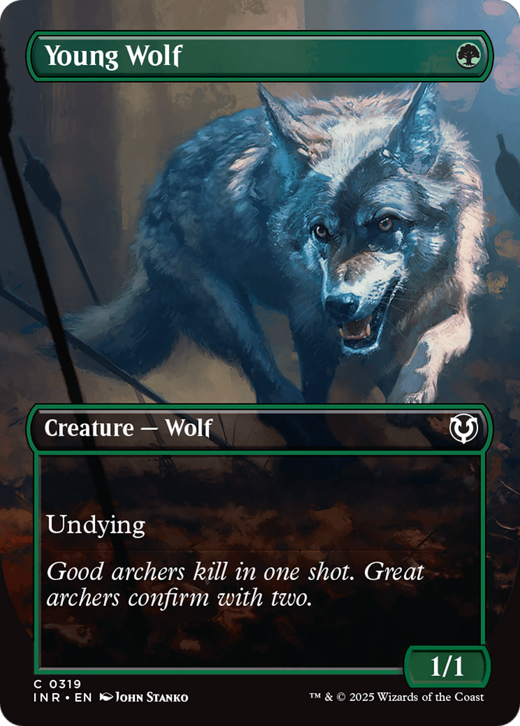 Young Wolf (Borderless) [Innistrad Remastered] | Card Merchant Takapuna