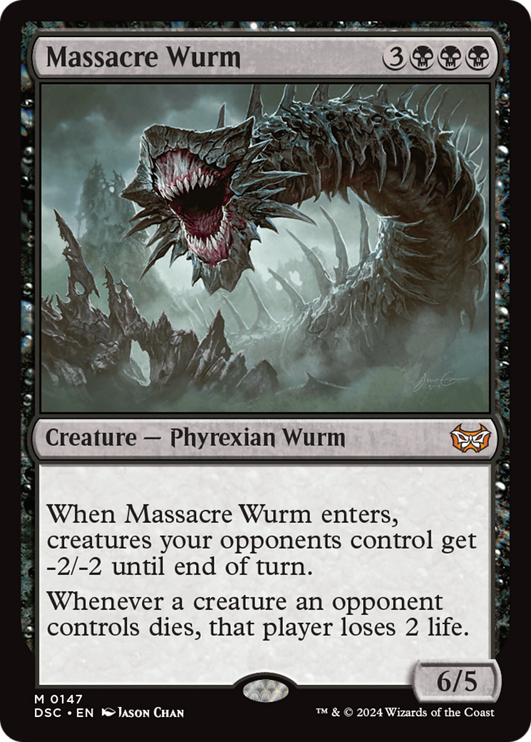 Massacre Wurm [Duskmourn: House of Horror Commander] | Card Merchant Takapuna