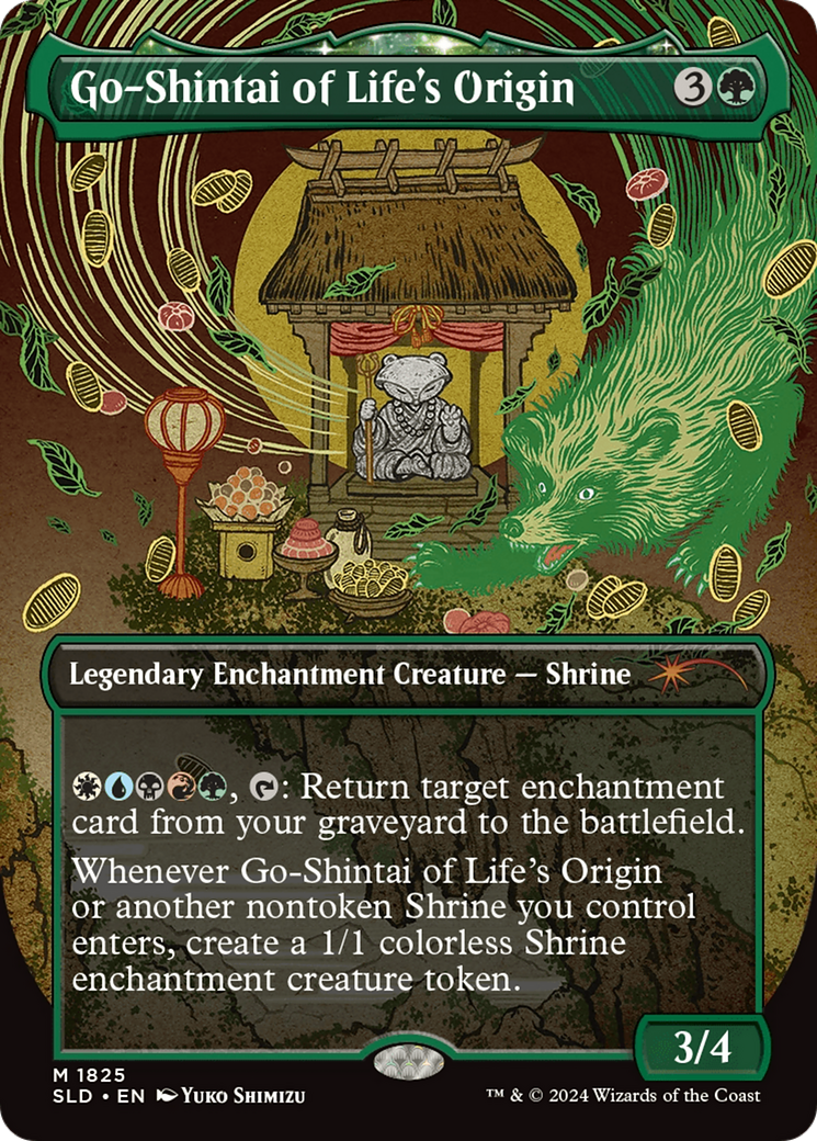 Go-Shintai of Life's Origin (Display Commander) - Thick Stock [Secret Lair Drop Series] | Card Merchant Takapuna