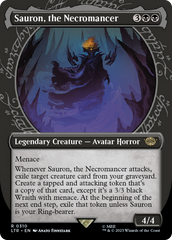 Sauron, the Necromancer (Showcase Ring Frame) [The Lord of the Rings: Tales of Middle-Earth] | Card Merchant Takapuna