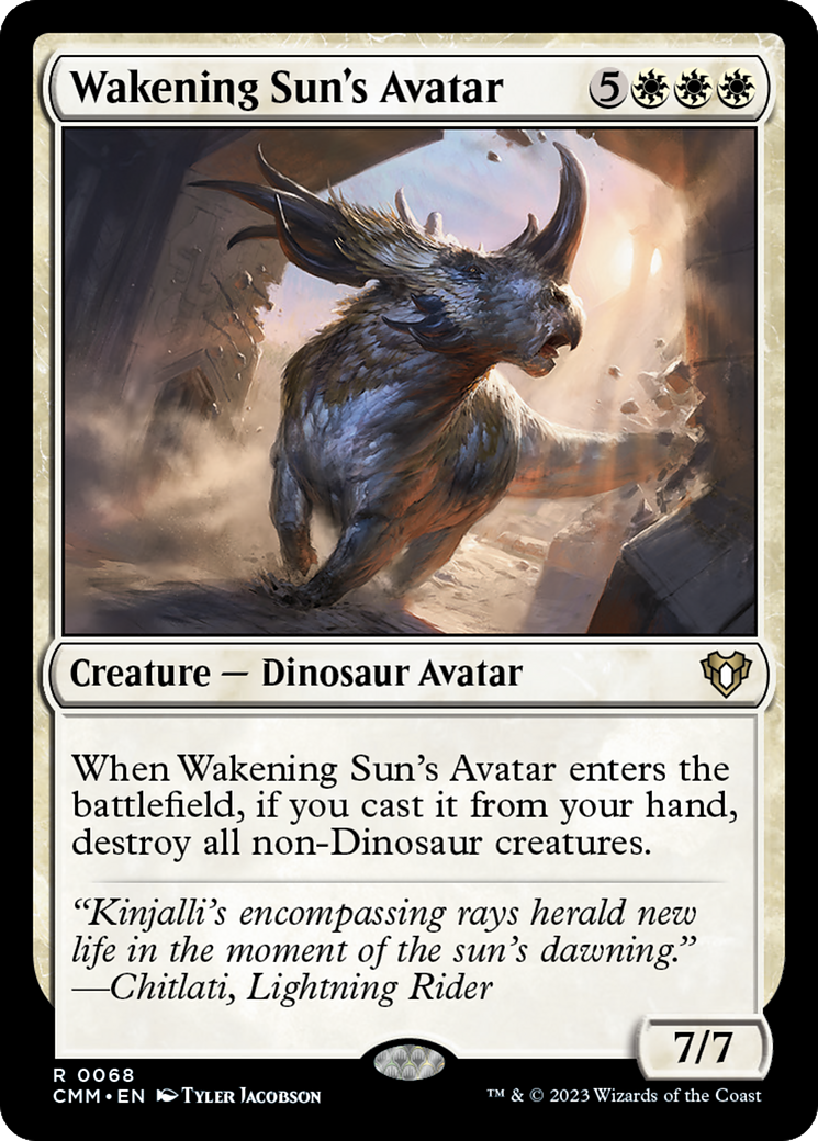 Wakening Sun's Avatar [Commander Masters] | Card Merchant Takapuna