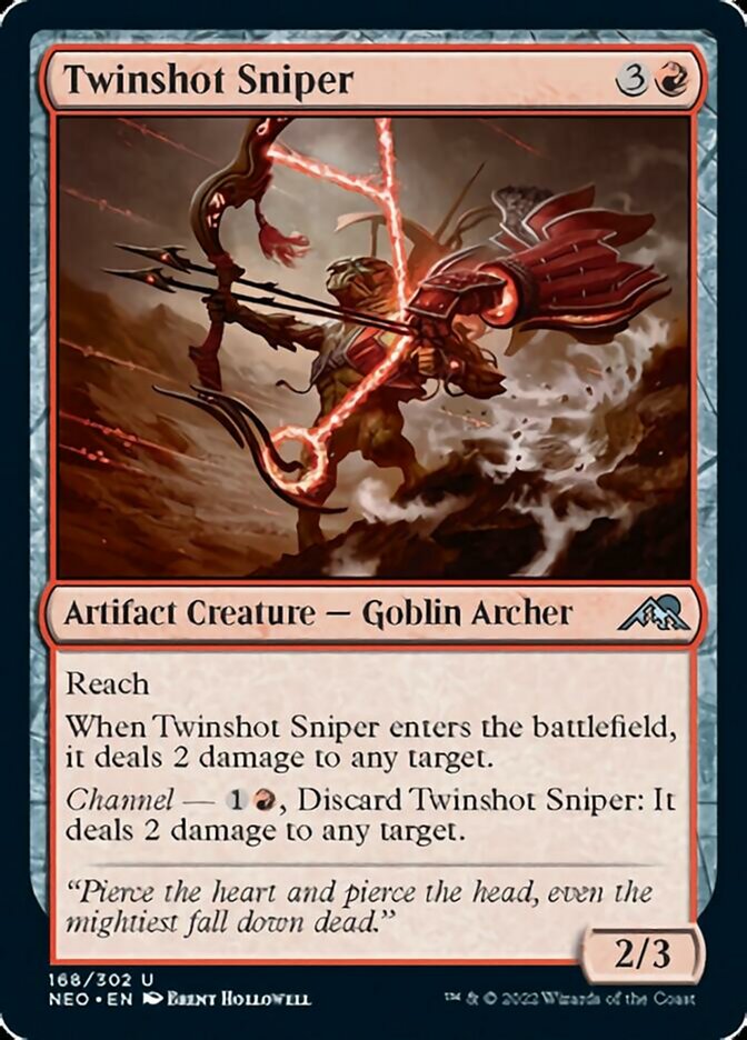 Twinshot Sniper [Kamigawa: Neon Dynasty] | Card Merchant Takapuna