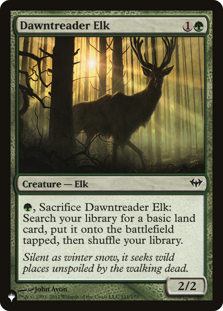 Dawntreader Elk [The List] | Card Merchant Takapuna