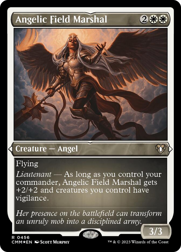 Angelic Field Marshal (Foil Etched) [Commander Masters] | Card Merchant Takapuna