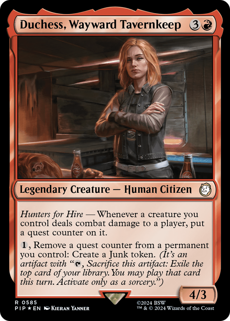 Duchess, Wayward Tavernkeep (Surge Foil) [Fallout] | Card Merchant Takapuna