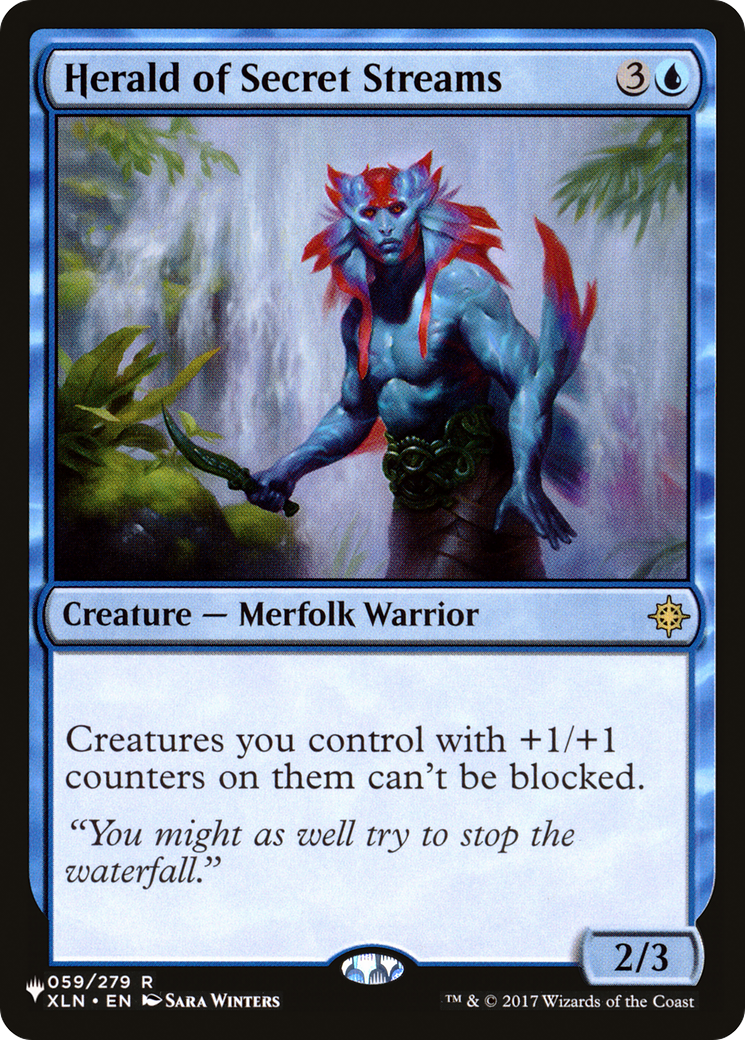 Herald of Secret Streams [The List Reprints] | Card Merchant Takapuna