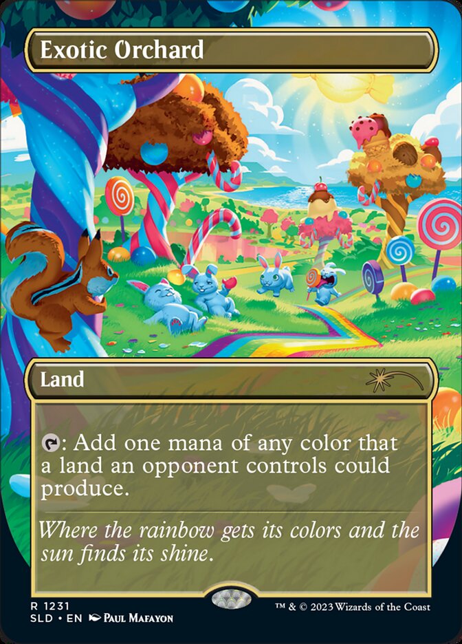 Exotic Orchard (Borderless) [Secret Lair Drop Series] | Card Merchant Takapuna