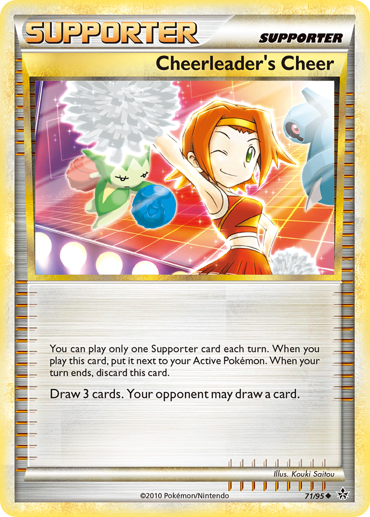 Cheerleader's Cheer (71/95) [HeartGold & SoulSilver: Unleashed] | Card Merchant Takapuna