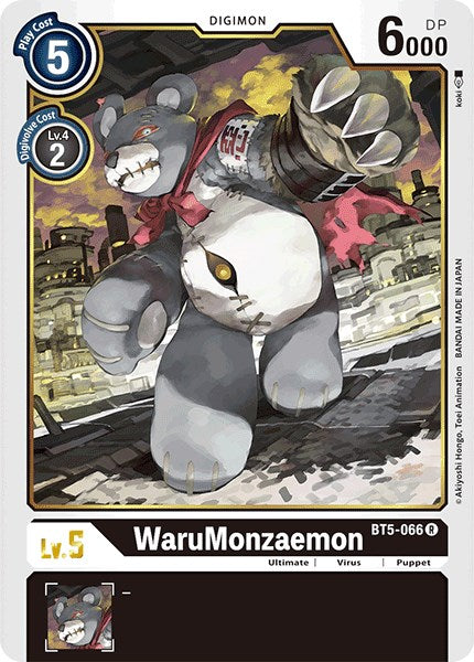 WaruMonzaemon [BT5-066] (Demo Deck Exclusive) [Battle of Omni Promos] | Card Merchant Takapuna