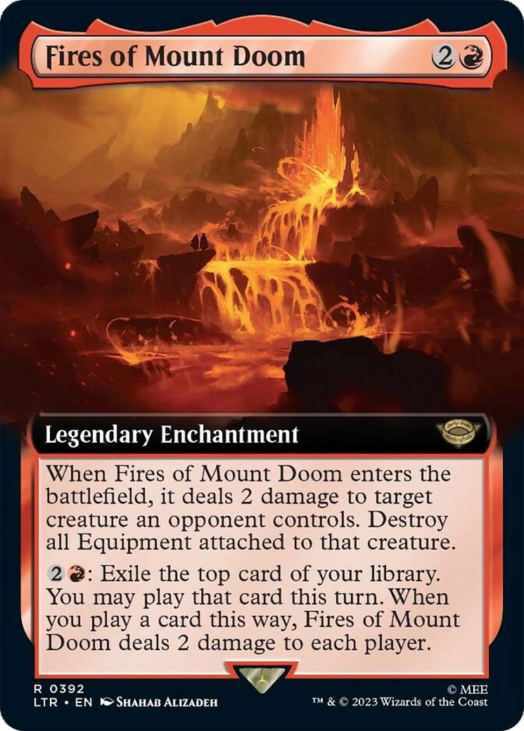 Fires of Mount Doom (Extended Art) [The Lord of the Rings: Tales of Middle-Earth] | Card Merchant Takapuna