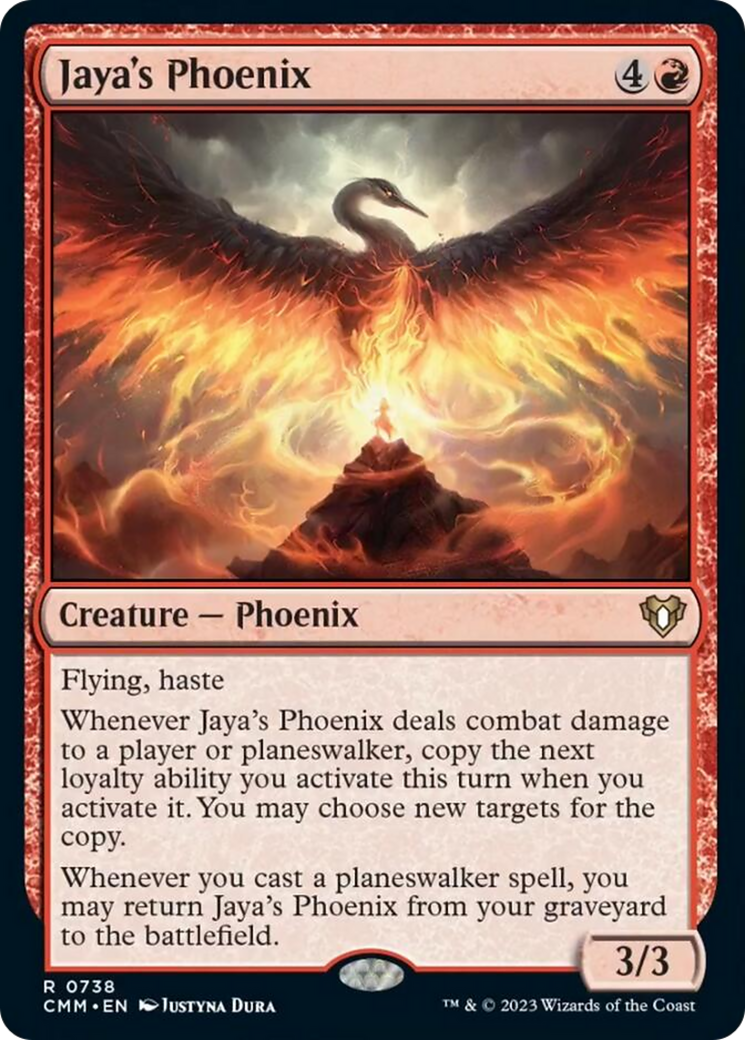 Jaya's Phoenix [Commander Masters] | Card Merchant Takapuna