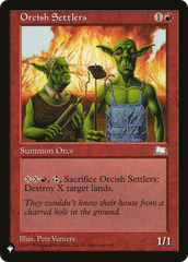 Orcish Settlers [The List Reprints] | Card Merchant Takapuna