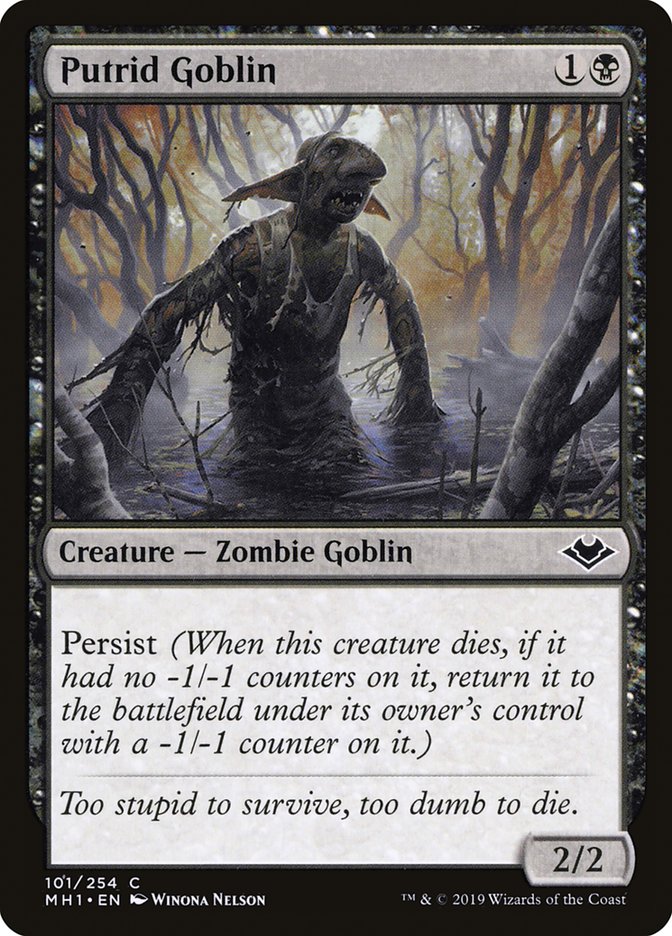 Putrid Goblin [Modern Horizons] | Card Merchant Takapuna