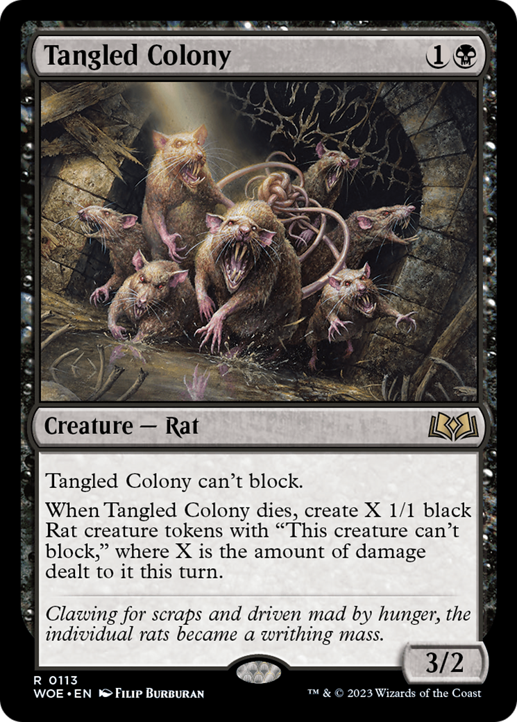 Tangled Colony [Wilds of Eldraine] | Card Merchant Takapuna