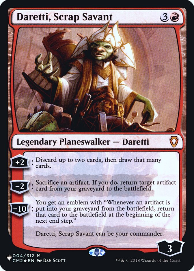 Daretti, Scrap Savant [Secret Lair: Heads I Win, Tails You Lose] | Card Merchant Takapuna