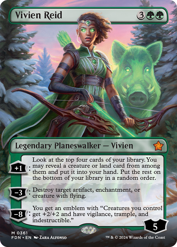 Vivien Reid (Borderless) [Foundations] | Card Merchant Takapuna