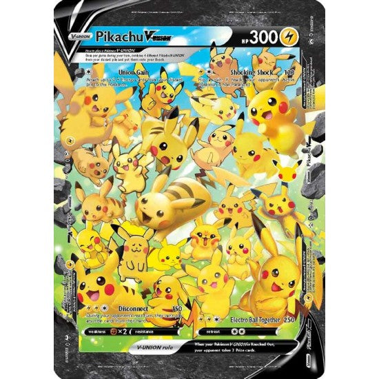 Pikachu V-UNION (Jumbo Card) [Sword & Shield: Black Star Promos] | Card Merchant Takapuna