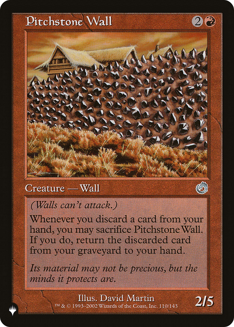 Pitchstone Wall [The List] | Card Merchant Takapuna