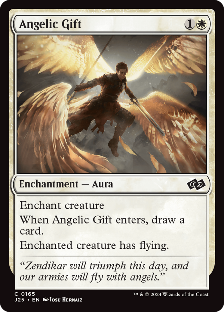 Angelic Gift [Foundations Jumpstart] | Card Merchant Takapuna