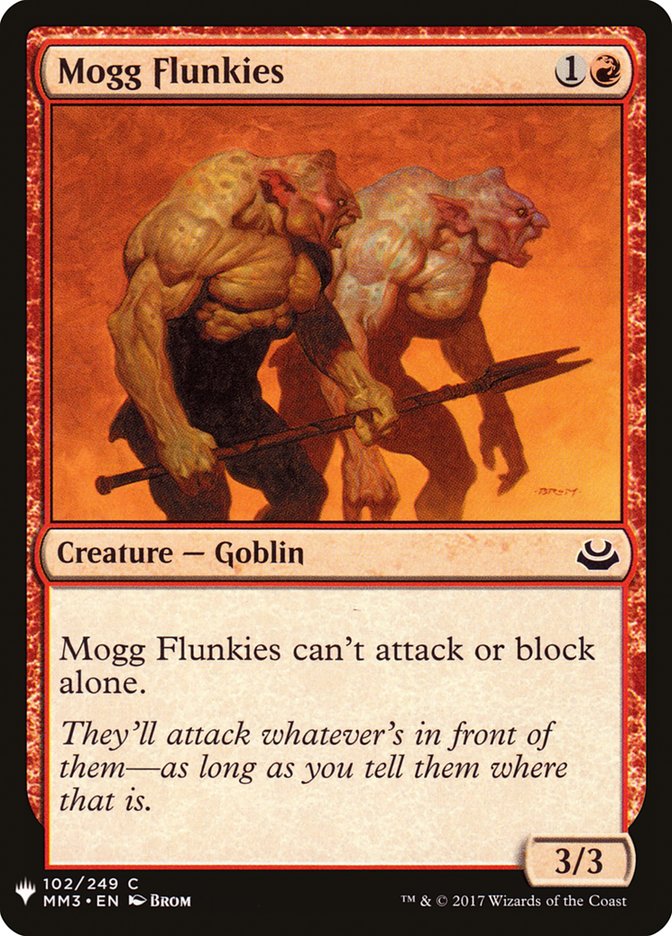 Mogg Flunkies [Mystery Booster] | Card Merchant Takapuna