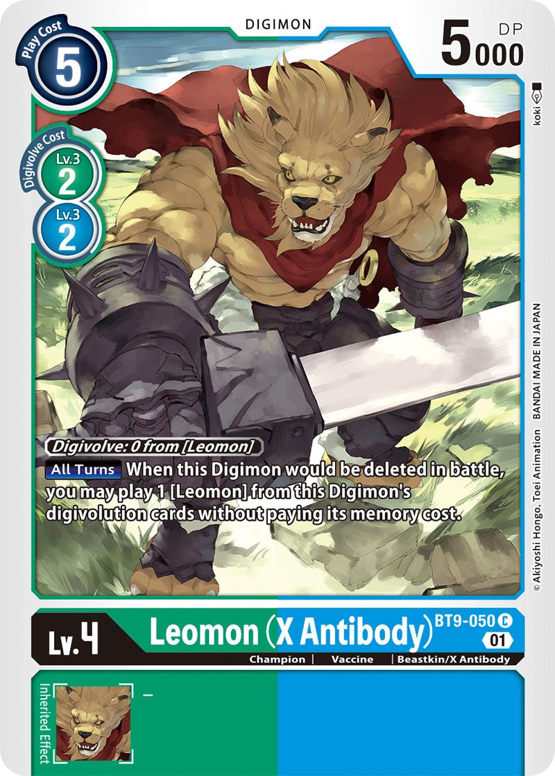 Leomon (X Antibody) [BT9-050] [X Record] | Card Merchant Takapuna