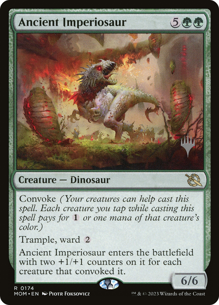 Ancient Imperiosaur (Promo Pack) [March of the Machine Promos] | Card Merchant Takapuna