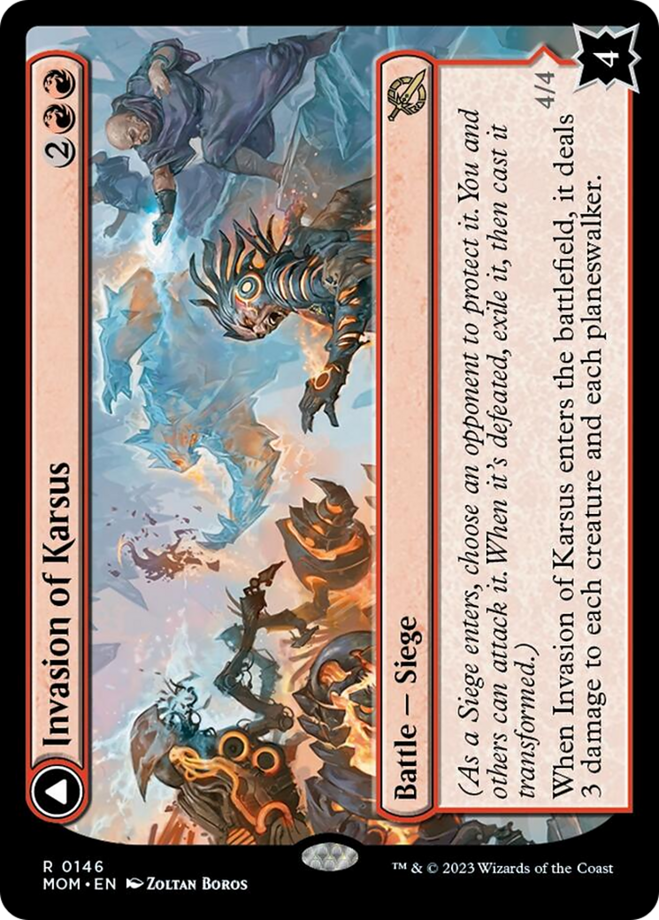 Invasion of Karsus // Refraction Elemental [March of the Machine] | Card Merchant Takapuna