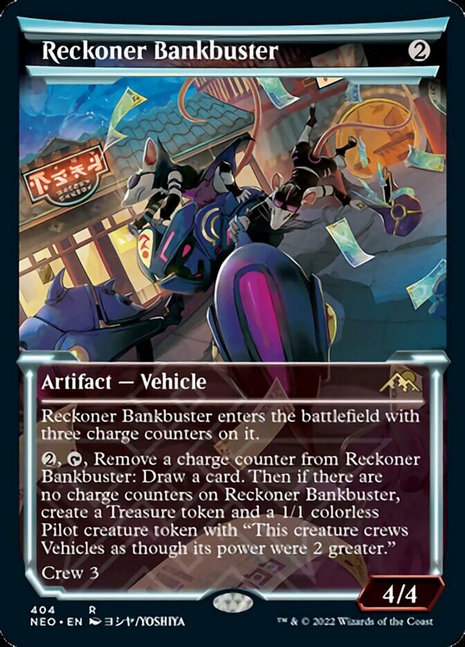 Reckoner Bankbuster (Showcase Soft Glow) [Kamigawa: Neon Dynasty] | Card Merchant Takapuna