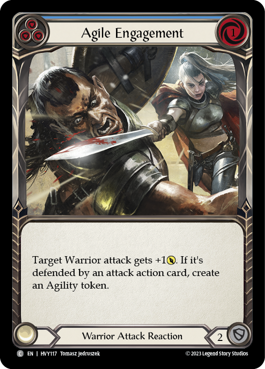 Agile Engagement (Blue) [HVY117] (Heavy Hitters) | Card Merchant Takapuna