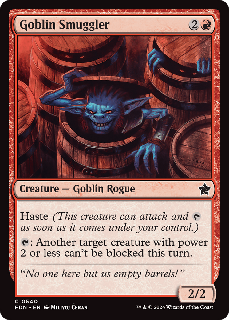 Goblin Smuggler [Foundations] | Card Merchant Takapuna