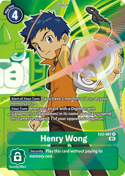 Henry Wong [EX2-061] (Alternate Art) [Digital Hazard] | Card Merchant Takapuna