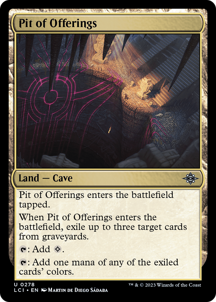 Pit of Offerings [The Lost Caverns of Ixalan] | Card Merchant Takapuna