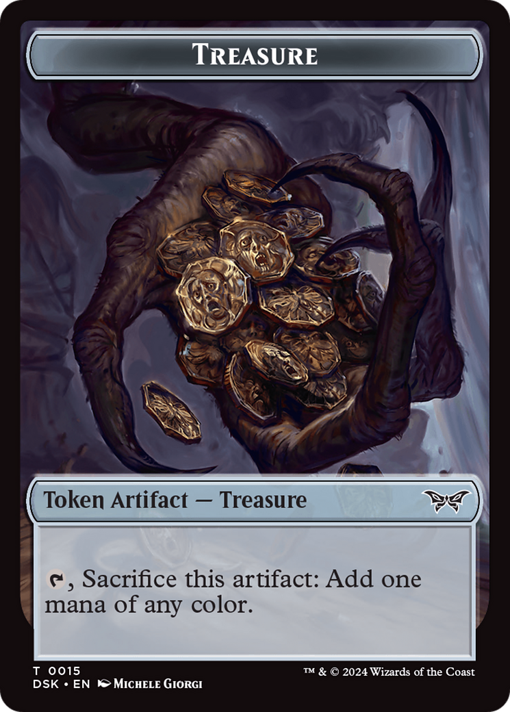 Treasure Token [Duskmourn: House of Horror Tokens] | Card Merchant Takapuna